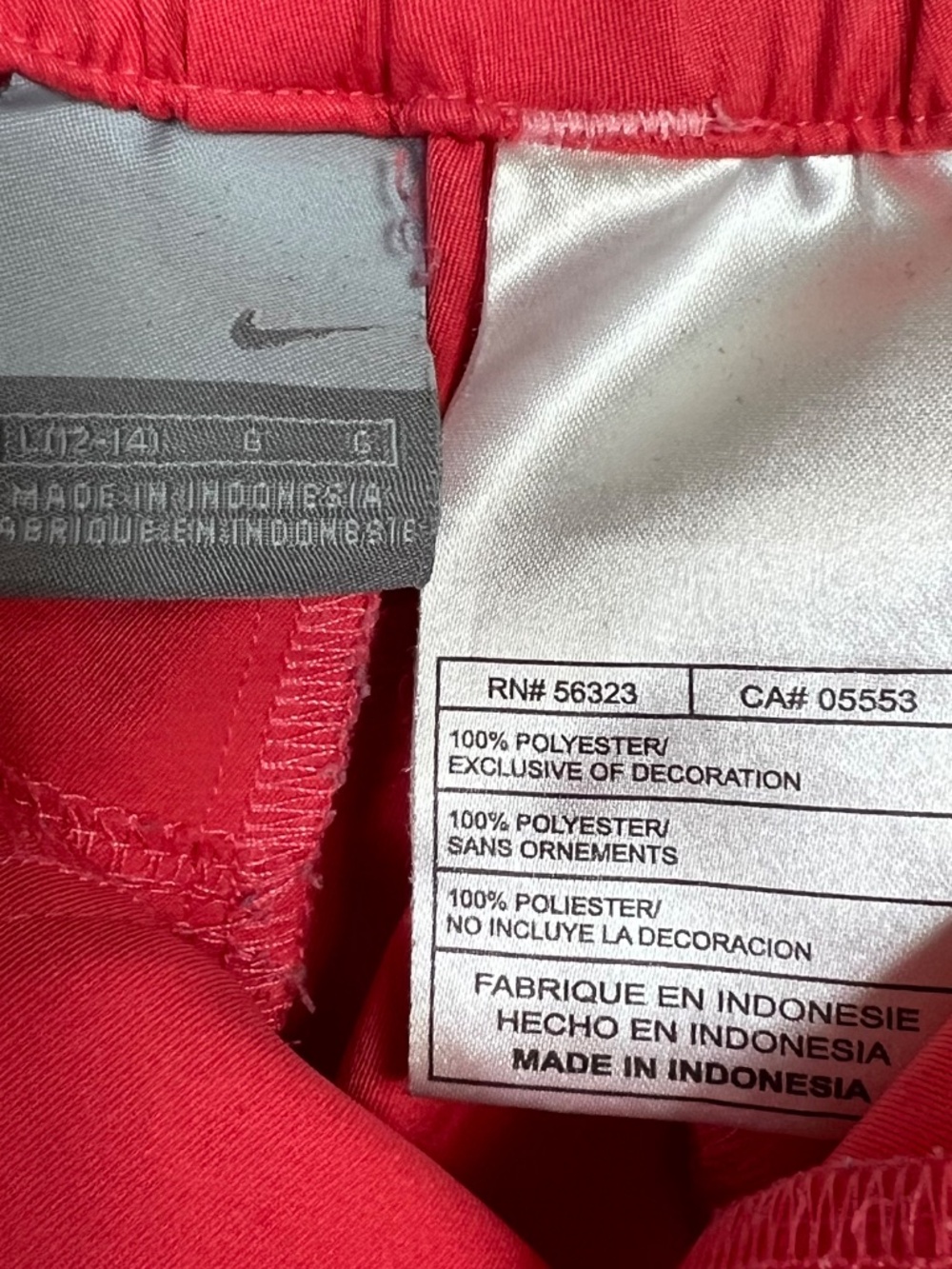 |•NIKE•| Coral Crop Activewear Athletic Pants Size L (12-14) - Picture 7 of 9
